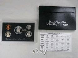 1992-1998 US Mint Silver Proof Sets 90% Silver OGP COA 7 PROOF Sets