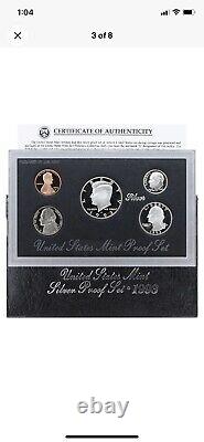 1992 1998 U. S. Mint Issued Silver Proof Complete Set Plus Mysterious Bonus