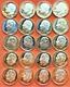 1992-2011, Set Of 20 Coins Silver Proof Dimes