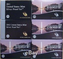 1992-2016 S Proof Set Run Box & COA 90% Silver US Mint 25 Sets 259 Coins