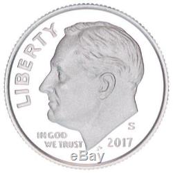 1992-2017 S Roosevelt Dimes 90% Silver Gem Deep Cameo Proof Run 26 Coin Set