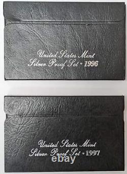 1992-98 Silver Proof Sets (7-year Run)