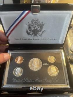 1992-s United States Mint Premier Silver Proof Coin Set