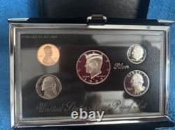 1992 thru 1995 U. S. Mint Premier Silver Proof Sets OGP /COA