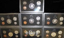 1992 to 2008 Complete Silver Proof Sets- 17 Total Sets