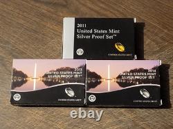 1992 to 2014 United States Mint Silver Proof Sets 21 San Francisco Sets