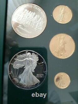 1993 American Eagle Phila. Gold & Silver Coins Rare, Proof Set