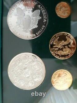 1993 American Eagle Phila. Gold & Silver Coins Rare, Proof Set