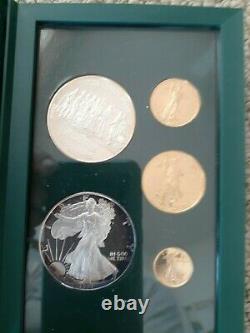 1993 American Eagle Phila. Gold & Silver Coins Rare, Proof Set