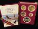 1995-w 10th Anniversary 5 Coin Proof Gold & Silver American Eagle Set Withogp