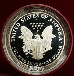 1995-W 10th Year Anniversary Proof American Gold & Silver Eagle 5 Coin Set withOGP