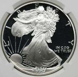 1995-W American Silver Eagle $1 Proof PF 69 Ultra Cameo NGC Anniversary Set