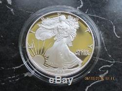 1995-W Anniversary Set Silver Eagle $1 Proof Key to Series JA006