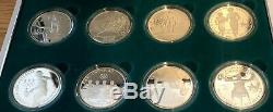 1996 Atlanta Olympic 8 Coin Proof Silver Dollar Set with US Mint Box + COA