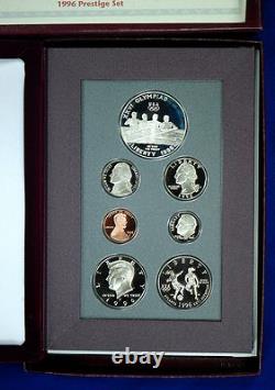 1996 PRESTIGE Proof Set. U. S. Mint Made. Complete & Original. With Box