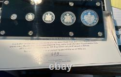 1996 Royal Hawaiian Silver First Proof Set With Certificate. 999 Silver Complete