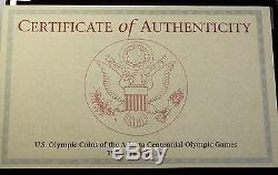 1996 S Prestige Olympic Set 6 Gem Proof Coins by the US Mint Silver $1