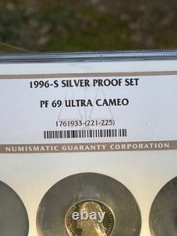 1996-S United States Proof Set NGC PF 69 ULTRA CAMEO