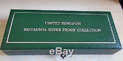 1997 BRITANNIA SILVER PROOF SET 1.85 troy ounces of pure silver top grades
