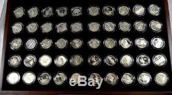 1999-2008 COMPLETE SET US Silver Proof 50 State Quarters with Box & COA