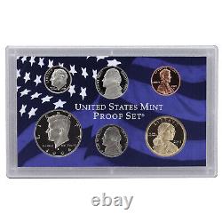 1999-2008 Proof Set Run Original Boxes & COAs 10 Sets CN-Clad US Mint 109 Coins