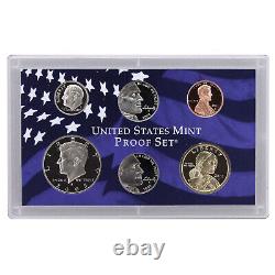 1999-2008 Proof Set Run Original Boxes & COAs 10 Sets CN-Clad US Mint 109 Coins
