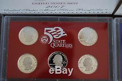 1999 2008 US Mint Proof & Silver Proof Sets, Original Boxes and COA