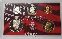 1999-2008 US Mint Silver Proof Partial Set 51 Coins 10 Sets No Quarters 90%