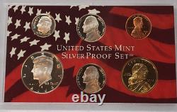1999-2008 US Mint Silver Proof Partial Set 51 Coins 10 Sets No Quarters 90%