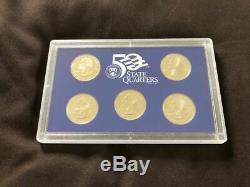 1999 2008 Us Mint 50 Complete State Quarters Proof Set Bonus 2007 Silver