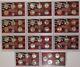 1999 2009 Silver State And Atb Quarter Proof Sets 11 Sets No Box Or Coa