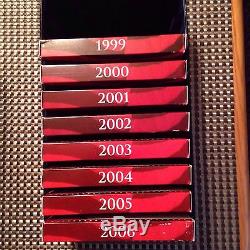 1999-2015 US Silver Proof Sets Lot Of 17
