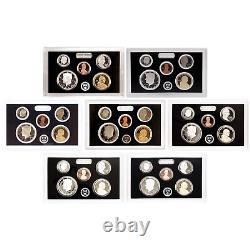 1999-2021 Partial Silver Proof Set Run No Box or COA 90% Silver 23 Sets 125 Coin