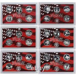 1999-2021 S State & Park Quarter 90% Silver Proof Set Run No Box or COA 113 Coin