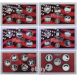 1999-2021 S State & Park Quarter 90% Silver Proof Set Run No Box or COA 113 Coin