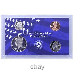1999 S Proof Set 10 Pack Nice Original Boxes & COAs US Mint 90 Coin Lot