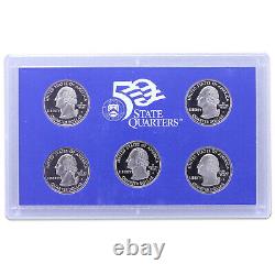 1999 S Proof Set 10 Pack Nice Original Boxes & COAs US Mint 90 Coin Lot