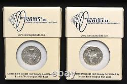1999 U. S. Silver Proof Set Contained in Intercept Shield Cases NGC PF69 UCAM
