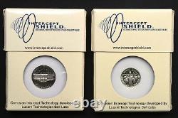 1999 U. S. Silver Proof Set Contained in Intercept Shield Cases NGC PF69 UCAM