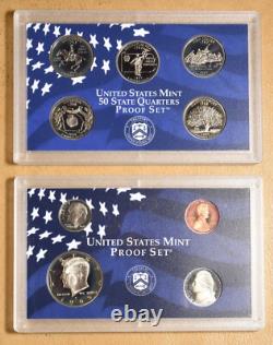1999 United States 9-Coin Proof Sets in Original Packaging 36 Sets