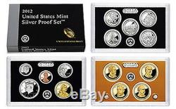 (1) 2012 United States Mint Silver Proof Set in Original Box