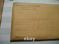 1 SET = 1955 US SILVER Proof Set in Original FLAT PACK OGP, FREE Shipping