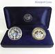 2000-2001 Australian Millenium Silver Proof Two Coin Set
