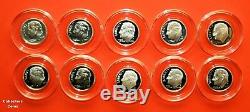 2000 2019 PDSS +S Roosevelt Dime 82 Coin BU Set wALL Clad & Silver Proof + Enh