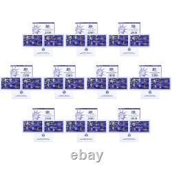 2000 S Proof Set 10 Pack Nice Original Boxes & COAs US Mint 100 Coin Lot