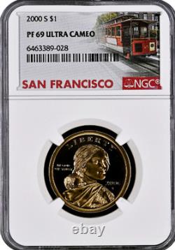 2000-S Silver Proof Set 10 Coin US Mint Set NGC graded PF67 Ultra Cameo