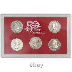2000 Silver Proof Set U. S. Mint Original Government Packaging COA. FS. JFK Stamp