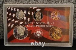 2000-s Us Mint Silver Proof Set 1.33oz W Coa