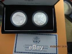 2001 American Buffalo Commerative Proof Silver Coins (2) Coins In This Set