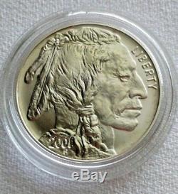 2001 American Buffalo 2-Coin Silver Dollar Set Proof-UNC NEW Condition